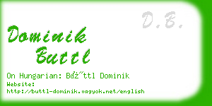 dominik buttl business card